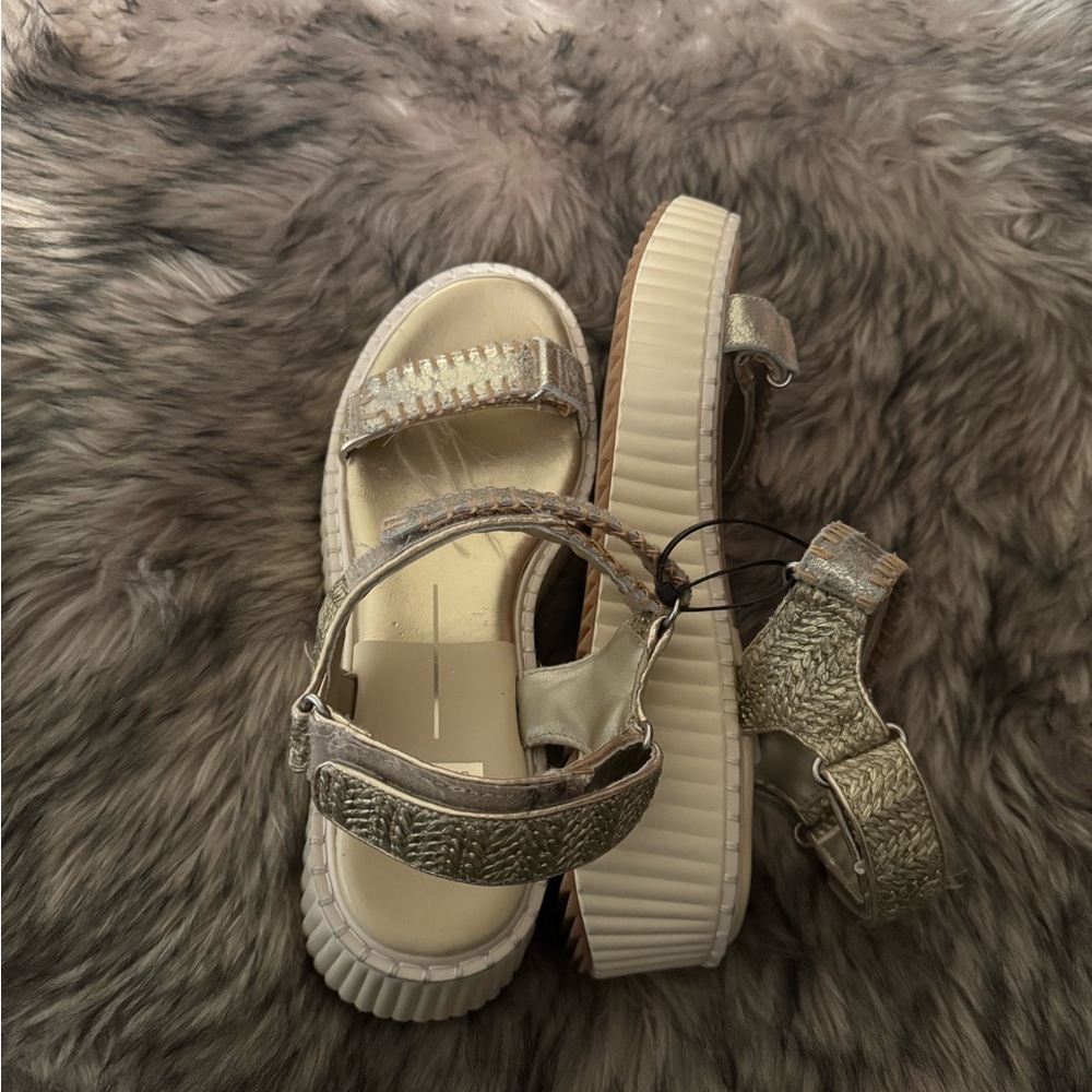 Dolce Vita Kids Sandals in Shimmering Gold